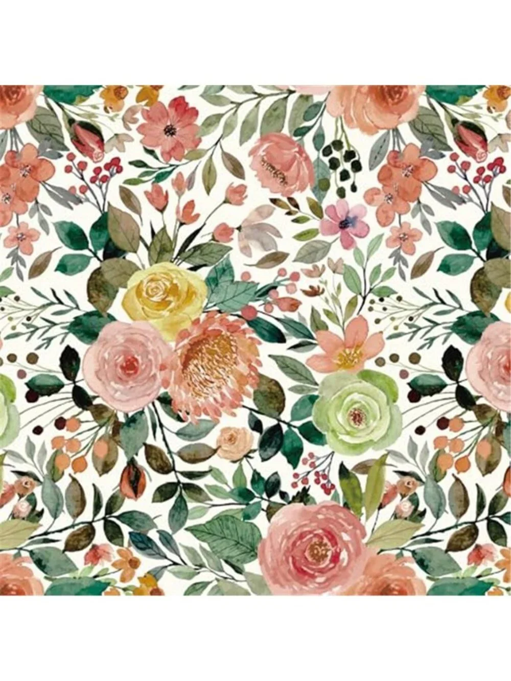 Floral Peel Stick Wallpaper Rose Peony Botanical Removable Contact Paper